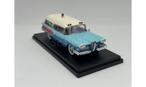 Edsel Corsair ambulance by Memphian Coachwork Co, 1958, red/white/blue/, арт.EMUS43086E, масштабная модель, scale43