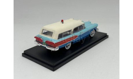 Edsel Corsair ambulance by Memphian Coachwork Co, 1958, red/white/blue/, арт.EMUS43086E, масштабная модель, scale43
