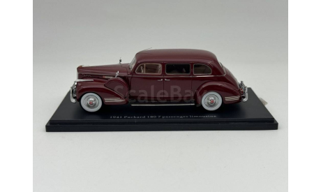 Packard 180 7 passenger limousine, 1941, maroon, арт. EMUSPA43001B, масштабная модель, scale43