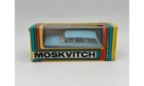 0283) Москвич 427 А-4 голубой, масштабная модель, scale43