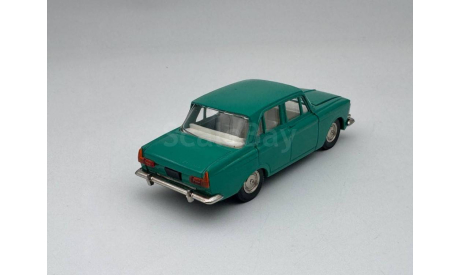0287) Москвич изумрудно-зелёный, масштабная модель, scale43