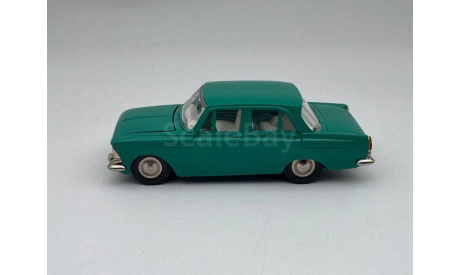 0287) Москвич изумрудно-зелёный, масштабная модель, scale43