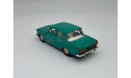 0287) Москвич изумрудно-зелёный, масштабная модель, scale43