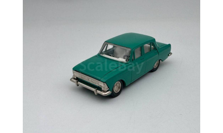 0287) Москвич изумрудно-зелёный, масштабная модель, scale43
