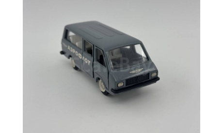 0309)РАФ 2203 А-18 ’Аэрофлот’ серый, масштабная модель, scale43