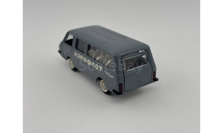 0309)РАФ 2203 А-18 ’Аэрофлот’ серый, масштабная модель, scale43