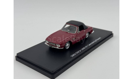 OSCA 1600 GT Cabriolet by Fissore (top up), арт.EMEU43009F, масштабная модель, scale43