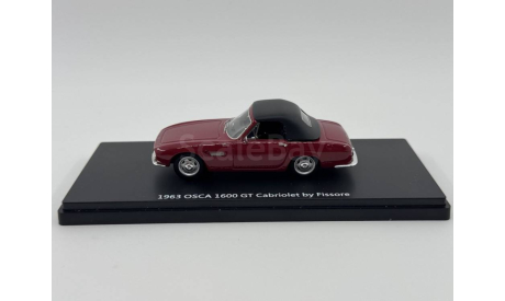 OSCA 1600 GT Cabriolet by Fissore (top up), арт.EMEU43009F, масштабная модель, scale43