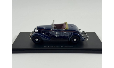 Ford Model 40 roadster NYC police(top down) 1933, EMUS43074C, масштабная модель, scale43
