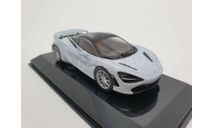 Mclaren 720S 2017 голубой, масштабная модель, scale43
