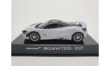 Mclaren 720S 2017 голубой, масштабная модель, scale43