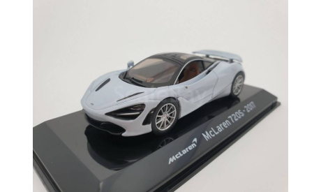 Mclaren 720S 2017 голубой, масштабная модель, scale43
