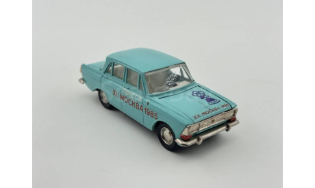0343) Москвич 408 А-1, Пресса Москва 1985, масштабная модель, scale43