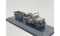 Jeep Willys MB 101st Airborne Division Normandie 1944, масштабная модель, scale43