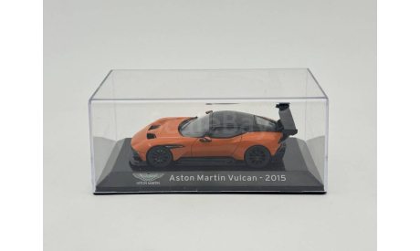 Aston martin vulcan 2015 orange black, масштабная модель, scale43
