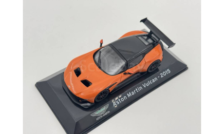 Aston martin vulcan 2015 orange black, масштабная модель, scale43