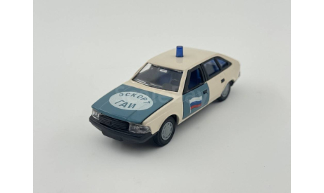 0010) Москвич 2141 ГАИ Милиция Эскорт, масштабная модель, scale43