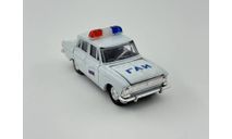 0056) Москвич 408 ГАИ белая, масштабная модель, scale43