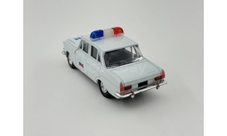 0056) Москвич 408 ГАИ белая, масштабная модель, scale43