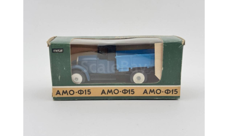 0108) АМО Ф-15 синий борт, масштабная модель, scale43