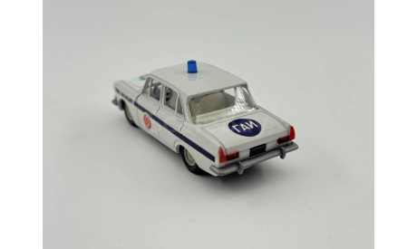 0166) Москвич 412 Милиция ГАИ, масштабная модель, scale43
