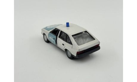0165) Москвич 2141 Милиция Бело-голубой, масштабная модель, scale43