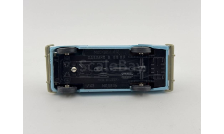 0184) Москвич 412 Такси, масштабная модель, scale43