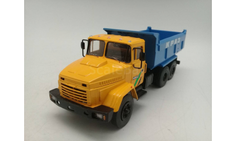 Краз 65055 желто-синий. Киммерия, масштабная модель, 1:43, 1/43