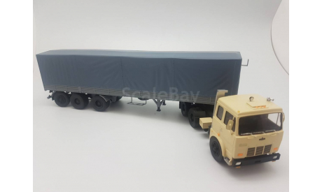 Маз 6422 + п/пр МАЗ 9389 Sovtransavto. Nik models, масштабная модель, scale43