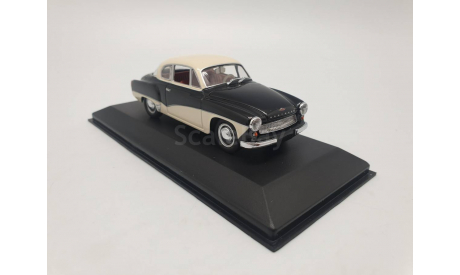 Wartburg 312 black/white. Minichamps, масштабная модель, scale43