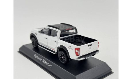 Renault Alaskan 2019 white black арт.518354, масштабная модель, scale43