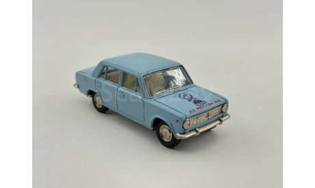 0085) Волжский 2101 А-9 голубой, масштабная модель, scale43