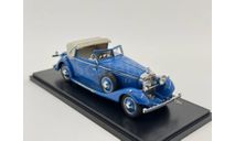 Hispano-Suiza J12 Three Position Drophead Coupe by Fernandez Darrin 1934 blue арт.EMEU43001D, масштабная модель, scale43