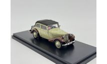Adler Trumpf Junior 2 door cabrio limousine 1934-39 brown-beige арт.EMEU43034L, масштабная модель, Esval models, scale43