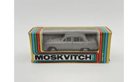 0236) Москвич 403 серый, масштабная модель, scale43