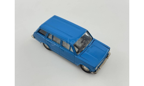 0254) Волжский 2102 синий, масштабная модель, scale43