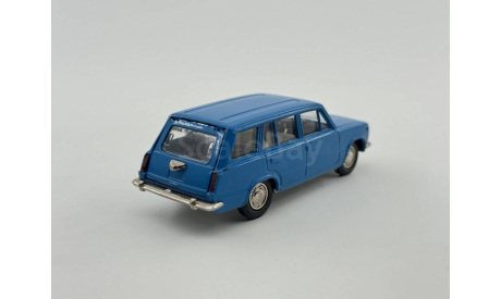 0254) Волжский 2102 синий, масштабная модель, scale43
