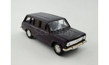 0148) Волжский 2102 баклажан цвет, масштабная модель, scale43