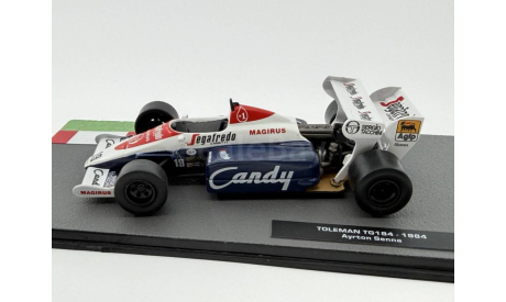 TOLEMAN TG184 - 1984 / Ayrton Senna, масштабная модель, scale43