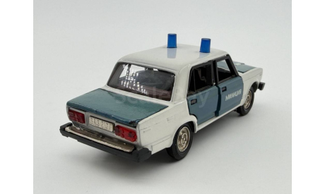 0029) Волжский 2107 милиция ГАИ, масштабная модель, scale43