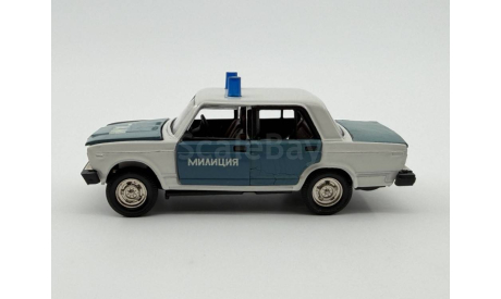 0029) Волжский 2107 милиция ГАИ, масштабная модель, scale43