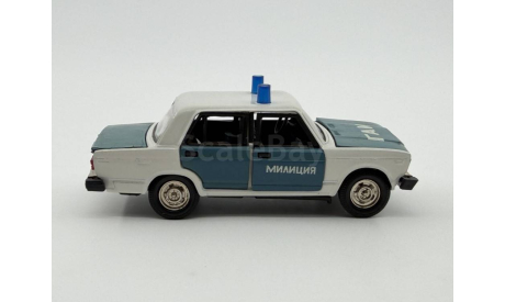 0029) Волжский 2107 милиция ГАИ, масштабная модель, scale43