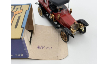 0189) Руссо Балт 1912г. Коричнево-малиновый, масштабная модель, scale43