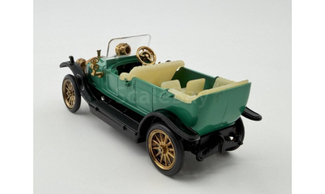 0191) Руссо-Балт C 24-40 А-22 Малахитовый, масштабная модель, scale43, Руссо Балт