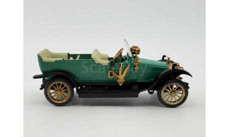 0191) Руссо-Балт C 24-40 А-22 Малахитовый, масштабная модель, scale43, Руссо Балт