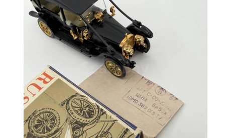 0192) Руссо-Балт C 24-40 А-22 черный, масштабная модель, scale43, Руссо Балт