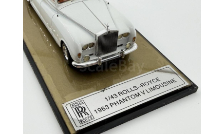Rolls Royce Phantom V Limousine 1963 white, масштабная модель, scale43, Rolls-Royce