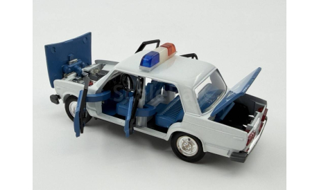 0070) Волжский 2107 ГАИ Москва, масштабная модель, scale43