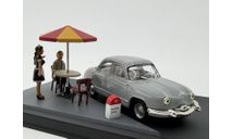 Диорама Panhard Dyna Z 1953 Etape 22 grey, масштабная модель, scale43
