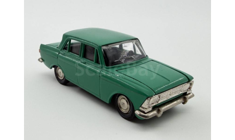 0141) Москвич 412 А-2 зелёный цвет, масштабная модель, scale43